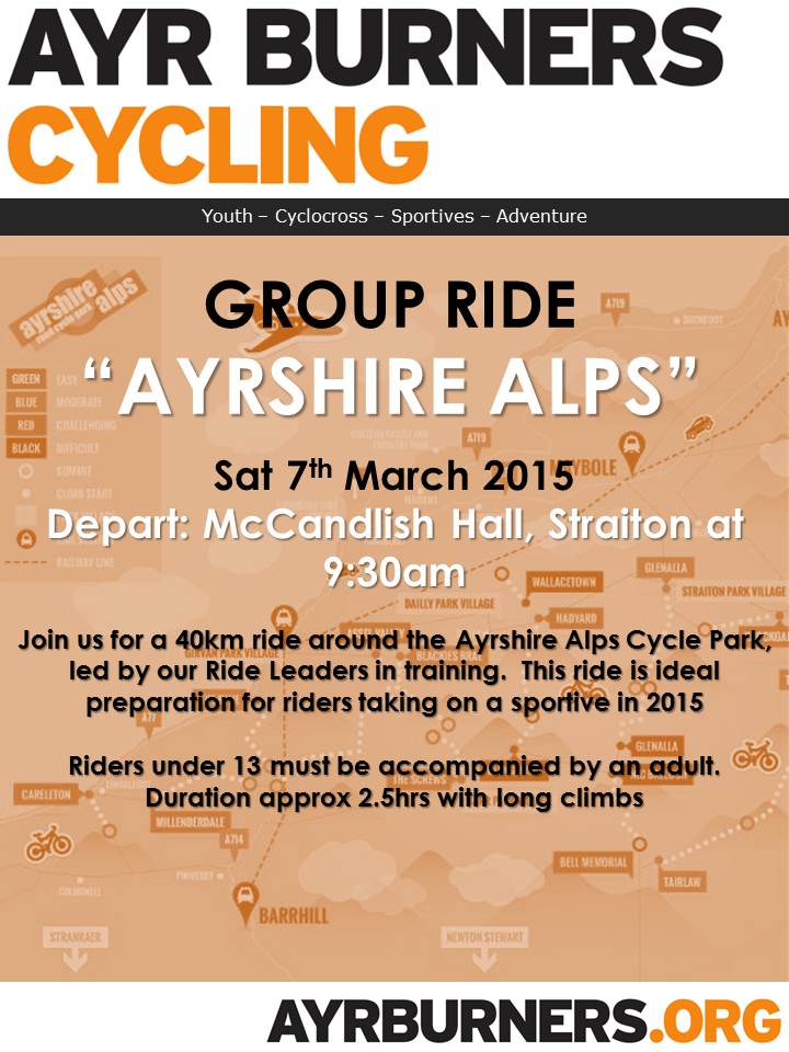 Ayrshire Alps Ride 7th March