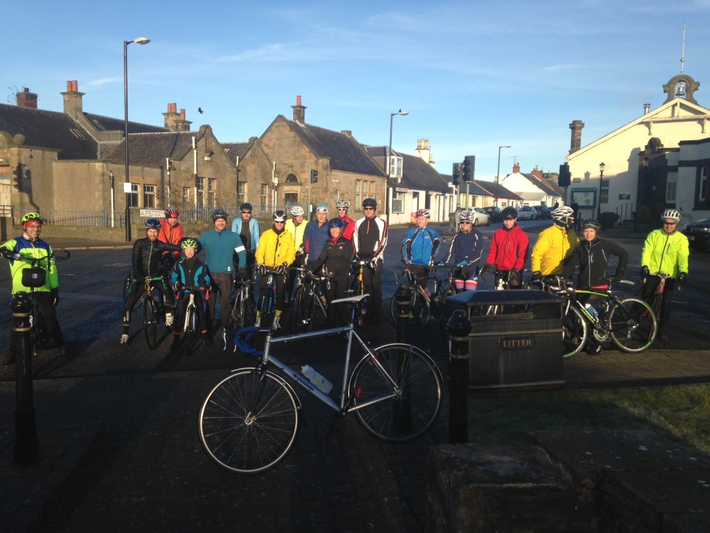 19 riders turned out for the Ayrshire Ardennes ride
